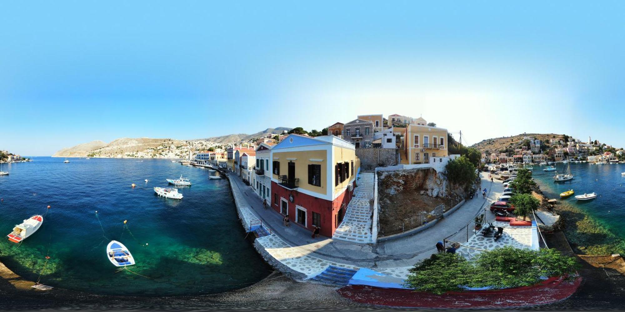 Villa Moschos Mansion à Symi Extérieur photo